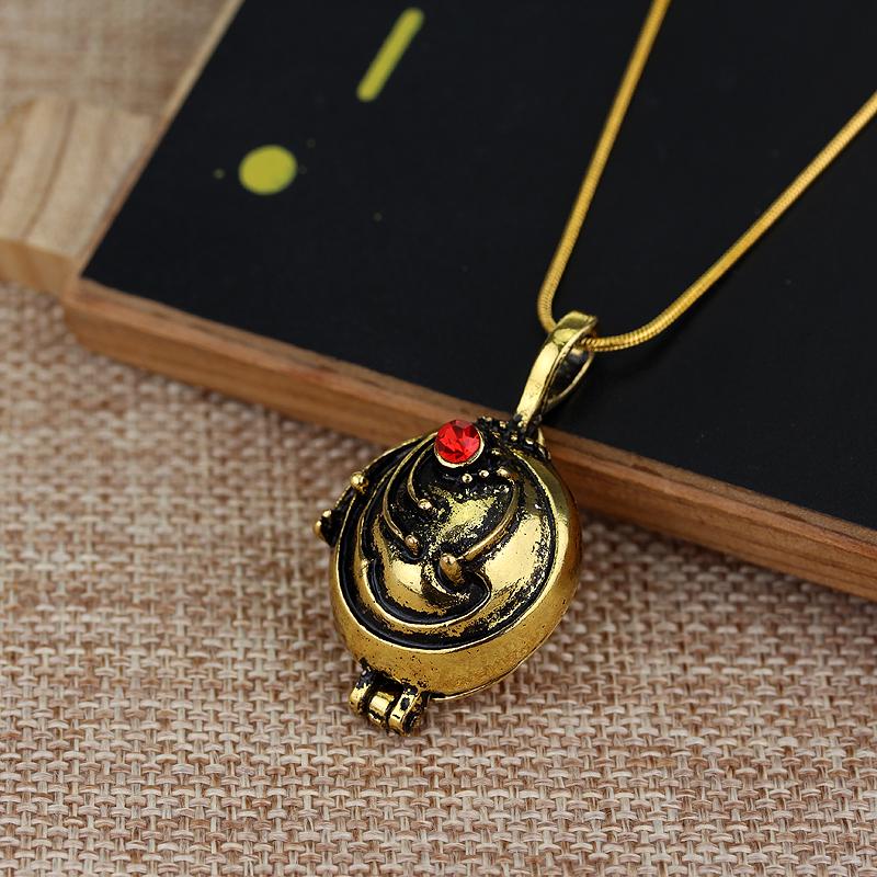 The Vampire Diaries Elena vervain Necklace Locket Pendant For Men Women Party Jewelry