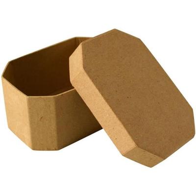 Cardboard Box - Creative Seed - Octagonal - 10 Cm - Decorative - Mixed