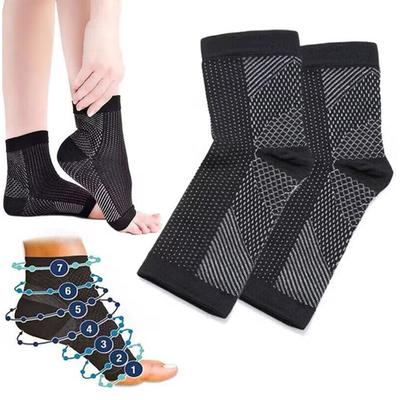 1 Pair Compression Socks Breathable Super Soft Sweat Absorption Fitness Cycling Running Toeless Socks
