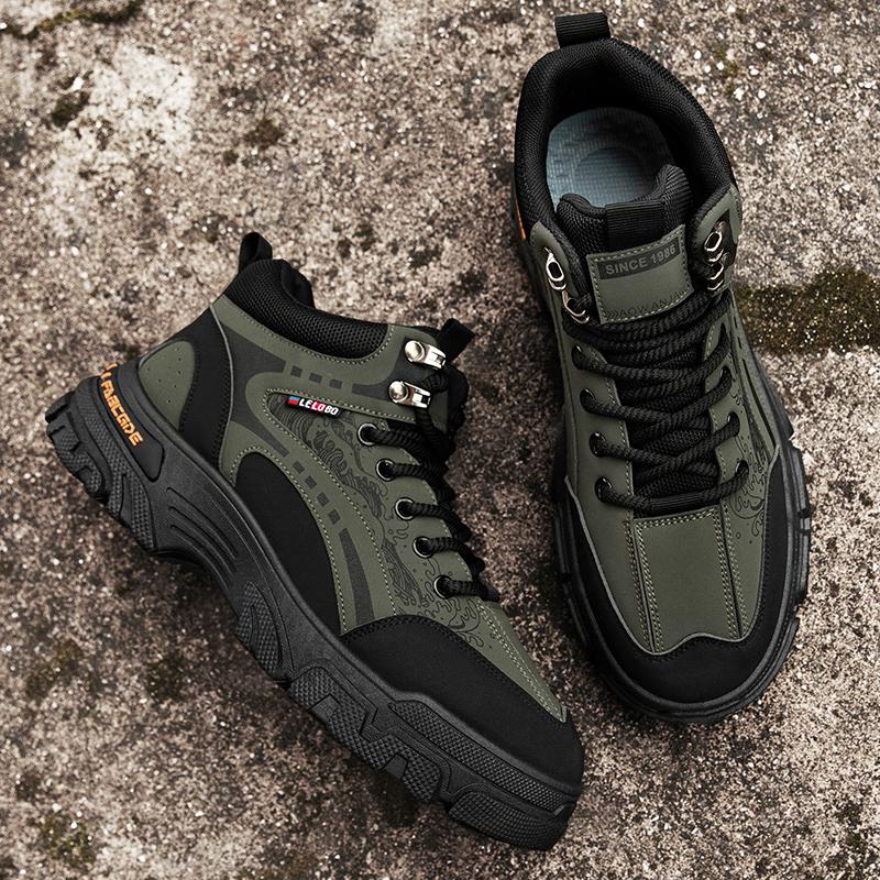 Ankle Boots Outdoor Shoes for Men Apring and Autumn Men's Autumn Sneakers Soft and Comfortable Wear-resistant Non-Slip Fashion