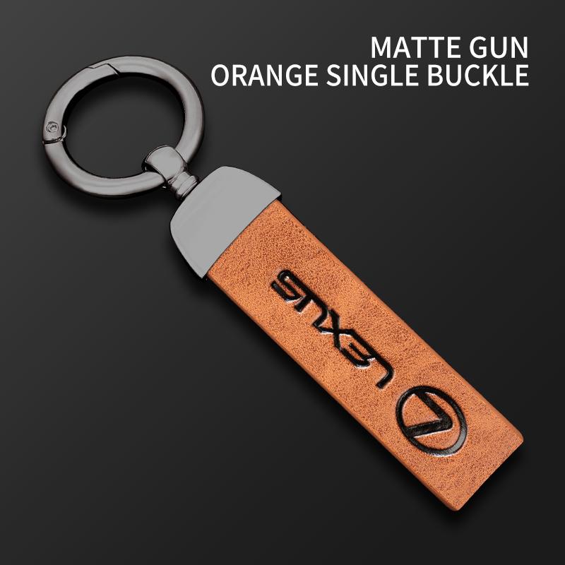 lexus Car Vintage Leather Keychain Zinc Alloy Keyring For RX330 IS250 Ct200h ES300h RX350 IS300h UX Key Holder Pendant Ornaments