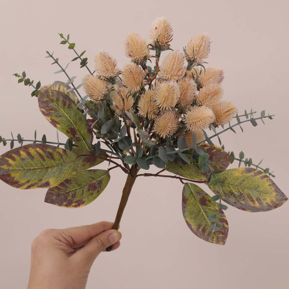 Artificial Eryngium Bouquet Timeless Decoration Vibrant Decor
