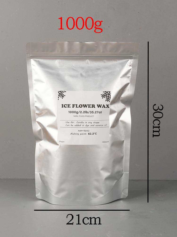 

500 г/1000 г Белый Песочный Воск Ледяной Цветок Воск DIY Изготовление Свечей Аксессуары Принадлежности Снежинка Восковая Свеча Пейзаж Картина Песок Чашка