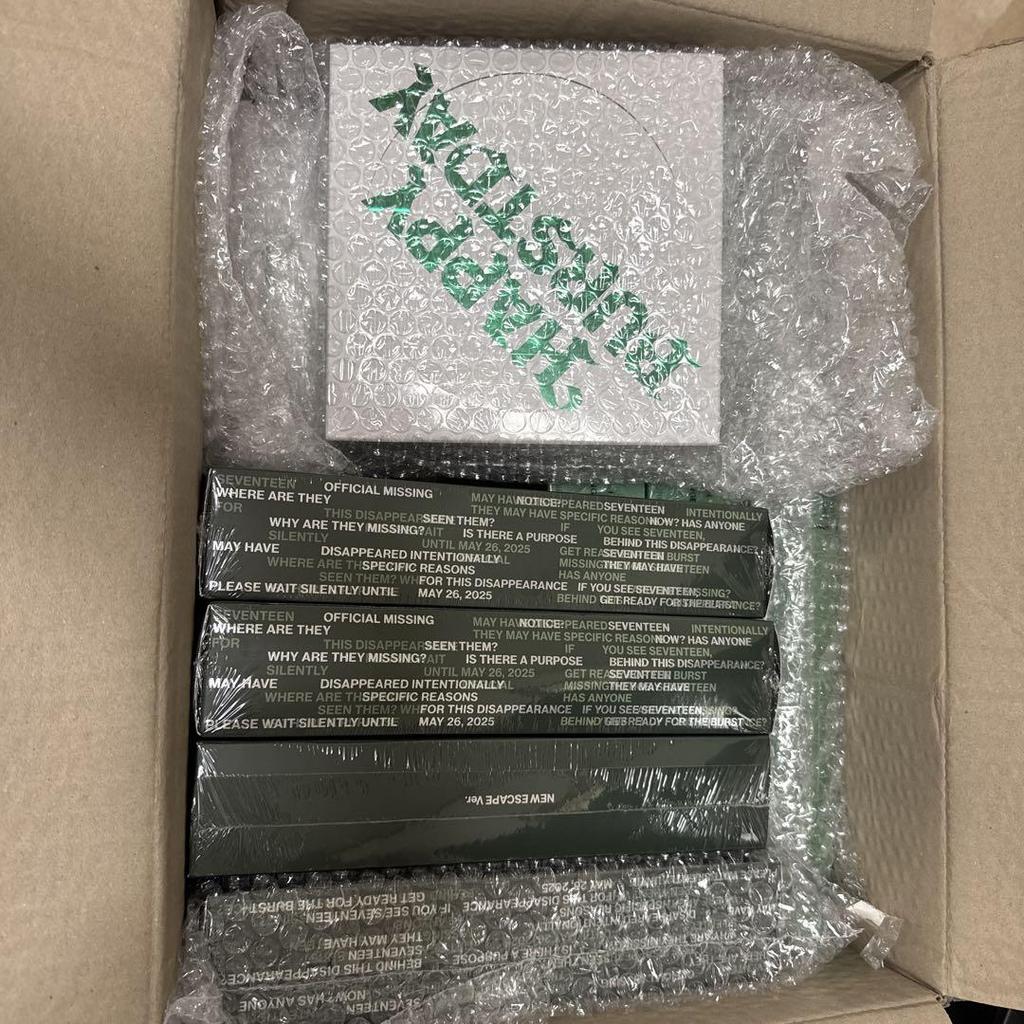 [USED] SEVENTEEN HAPPY BURSTDAY 3 types 4 sets