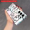 2DFlat Samsung Phone Case Cute Dog & Cat Illustration Phone Case Applicable To Galaxy S22 S23 S24 S25ULTRA S26 A12 A13 A14 A15 A16  A34 A35 A54 A55