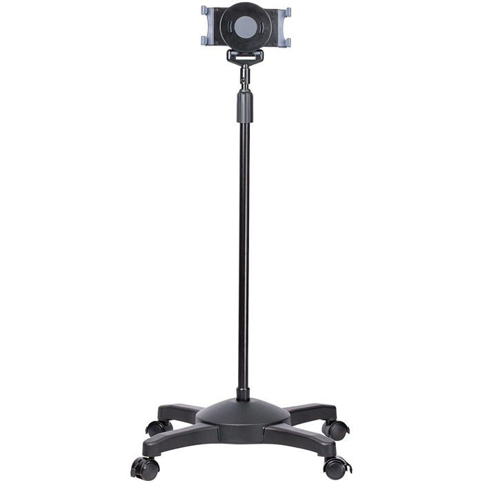 Support tablette - startech - stndtbltmob - noir - réglable en hauteur - roulettes de frein