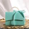 10Pcs Wedding Candy Boxes Handbag Candy Boxes Bag Chocolate Treat Gift Boxes