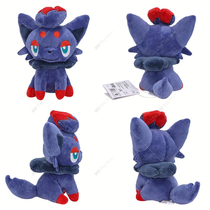 16Cm  Zorua Plush Toys Anime Zorua Soft Stuffed Animal Collection Peluche Decoration Dolls Children'S Birthday Gifts