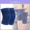 Comfortable Blue Knitted Knee Support For All Sports With Thermal Protection