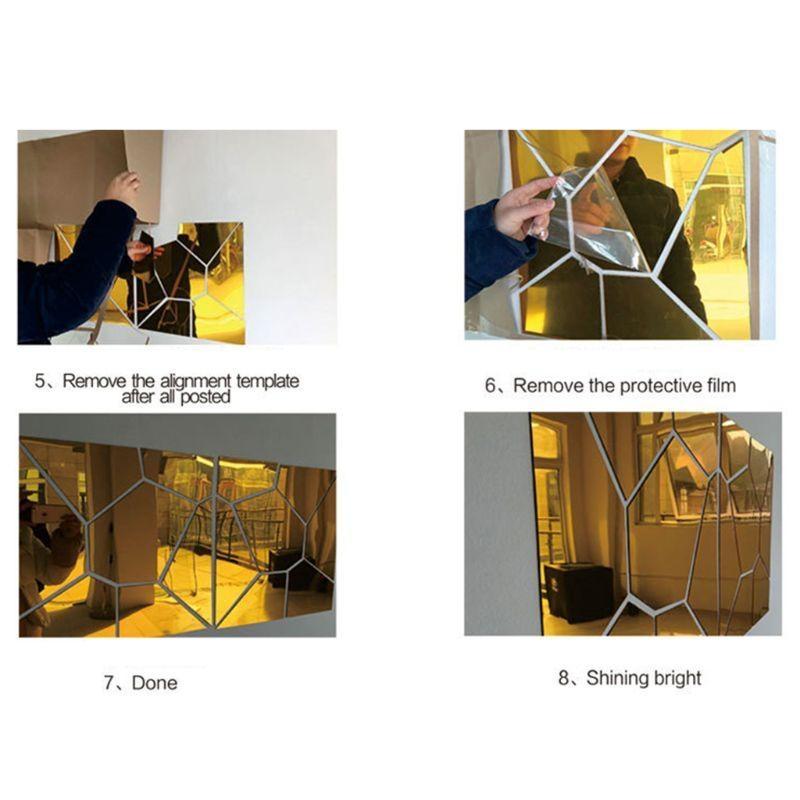 Muslim Acrylic Wall Decorative Mirror Stickers Wall Stickers Wall Decorations top sale