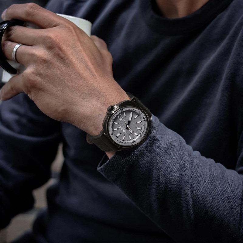 Timberland WILLISTON Watch Quartz Movement Leather Strap Stainless Steel Case Men's Watch Round Fashion Waterproof TDWGB2230804