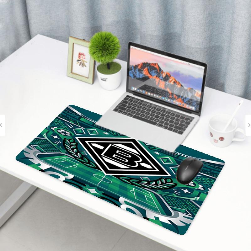 Borussia Mönchengladbach Print Mauspads, Anti-Rutsch Schreibtisch-Tastaturmatte, für PC Laptop Gaming Arbeiten Tägliche Nutzung, Cooles Festival Überraschungsgeschenk