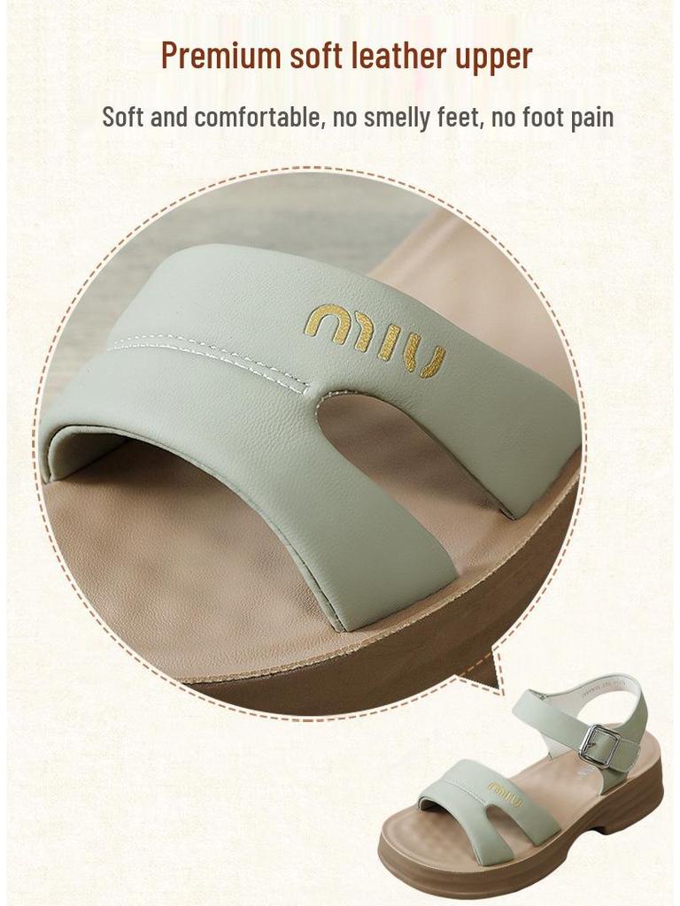 2025 New Style Non-Slip Soft Sole Sandals for Mothers & Pregnant Women – Summer Fashion for Middle-Aged & Elderly