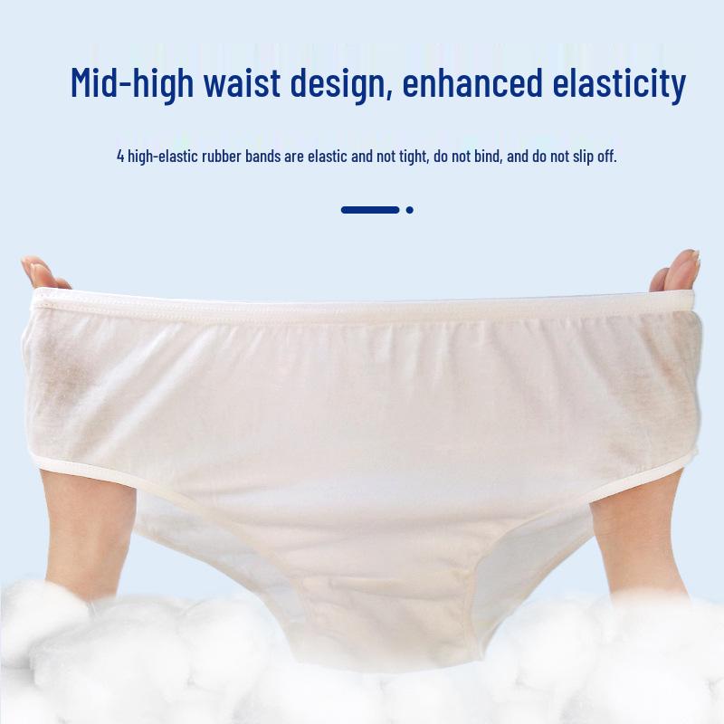 

Women s Disposable Maternity Briefs - Sterile, No-Wash, 4-Pack for Postpartum XXL ( 150 jin)