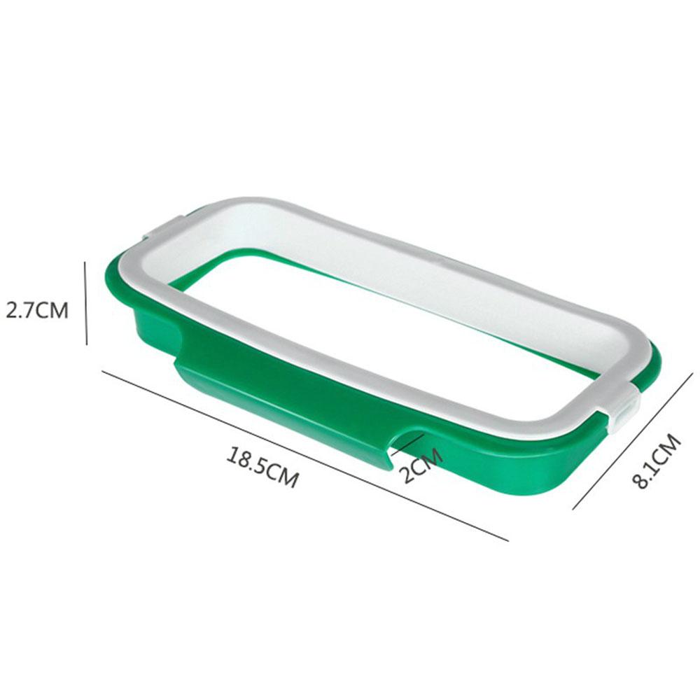 2PCS Hanging Trash Rack for Cupboard Door - Garbage Bag Holder, Kitchen Accessory