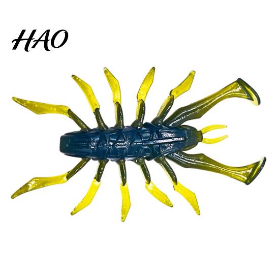 Predators Fishing Baits 8Pcs 6cm/2.8g Bionic Insect Soft Bait, Slow Sinking Floating Artificial Lure, Lure Swim Bait for Freshwater Saltwater