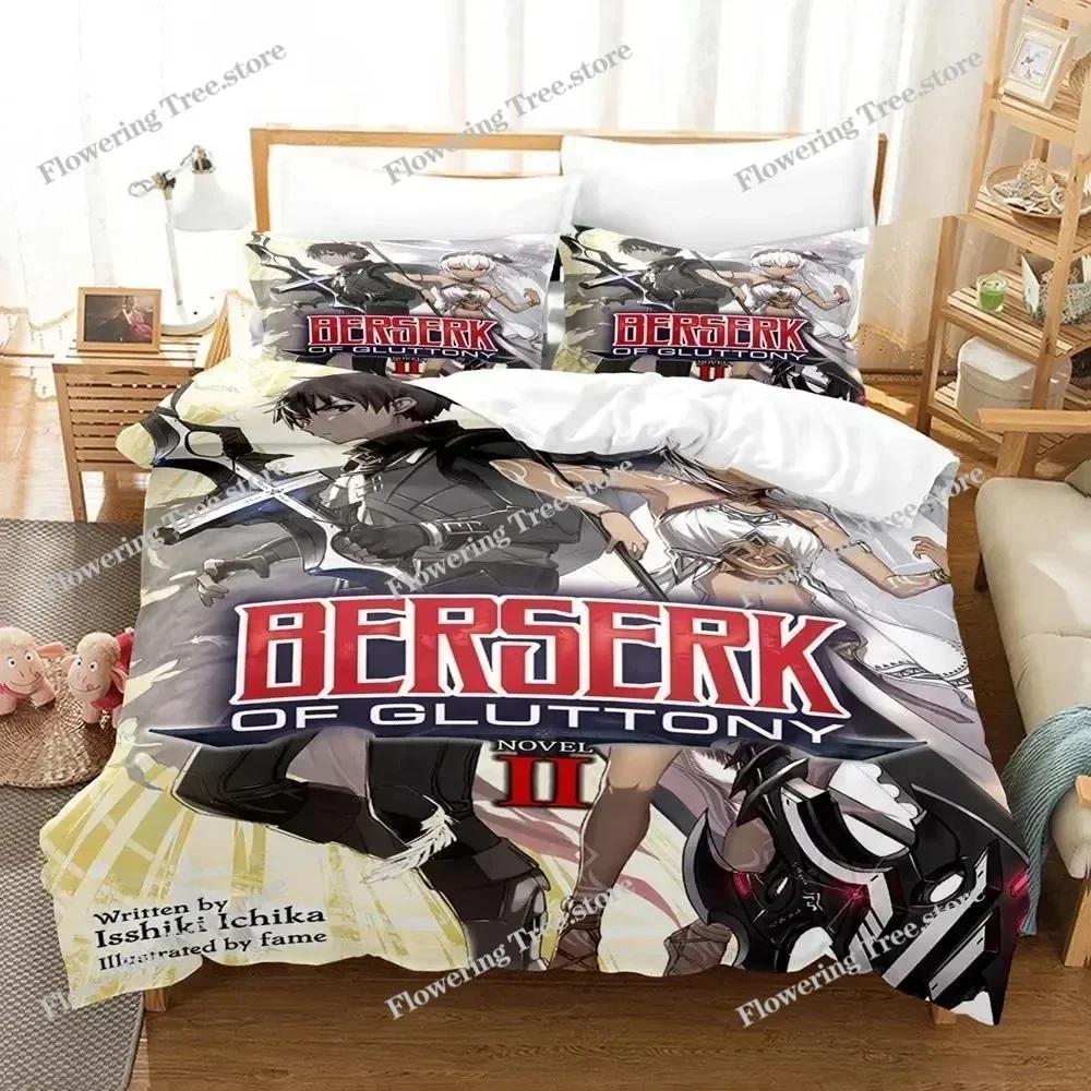 Anime Berserk Bedding Set Boys Girls Twin Queen Size Duvet Cover Pillowcase Bed Kids Adult Fashion Home Textileextile029963
