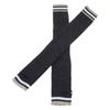 Student Vintage Double Striped Ribbed Knit Leg Warmers Slouch Leg Covers Boot Cuffs Stretchy Long Boot Socks for Women