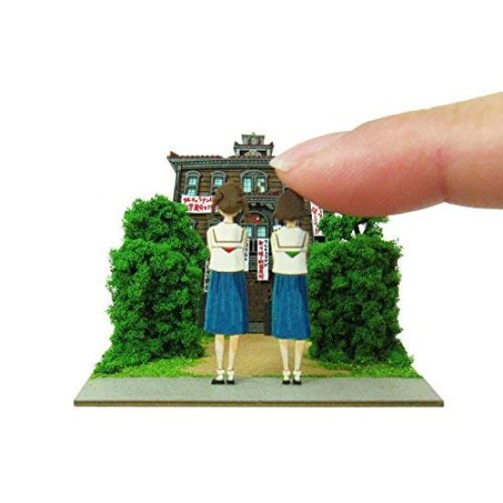 Sankei Studio Ghibli mini De la Dealul Macilor la mare și la cerul Cartierului Latin, meșteșug din hârtie, MP07-79 la scară neesențială