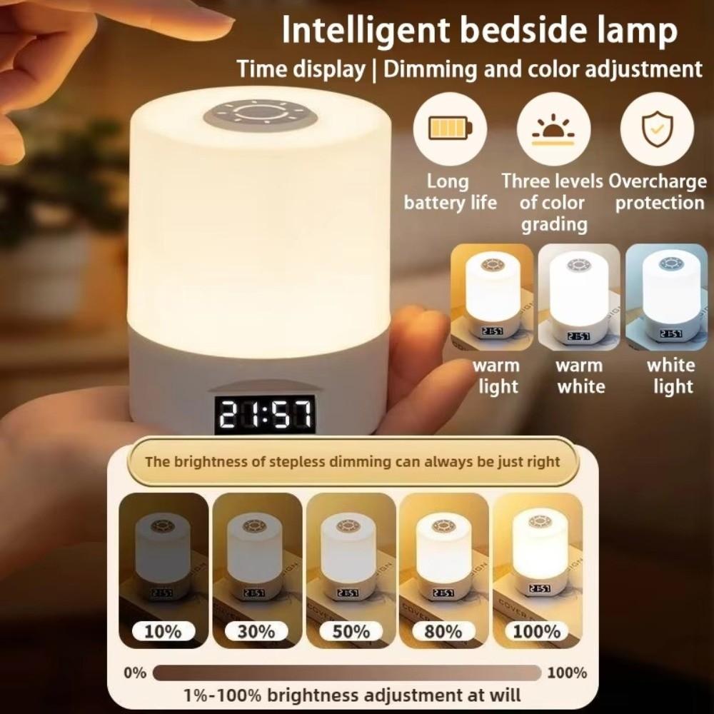 Remote Control Night Light Touch Control Table Lamp Energy-Saving Bedside Lamp  Home Decor