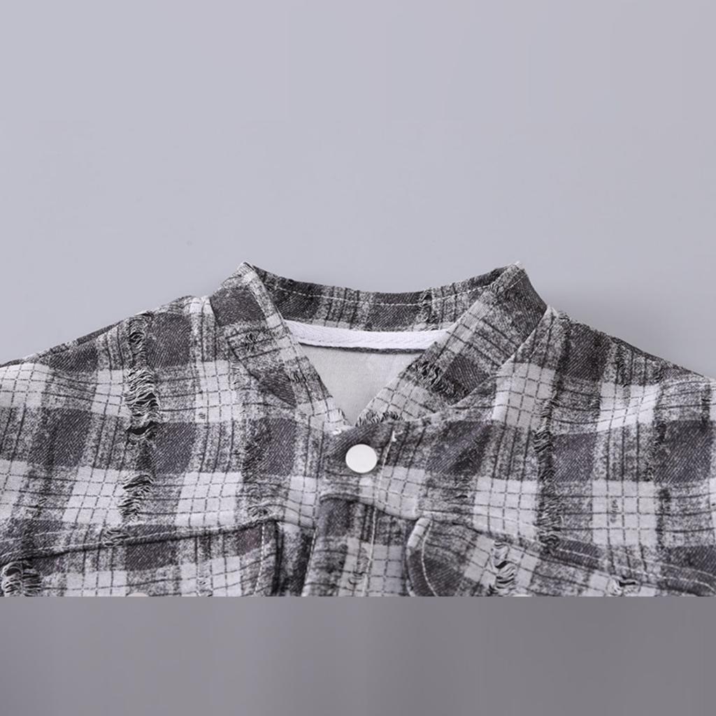 Uformelt langermet sett for barn, komfortable hverdagsantrekk