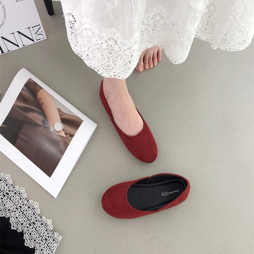 2025 spring and summer new models, minimalist hollow women's single shoes, round head shallow mouth Muller shoes