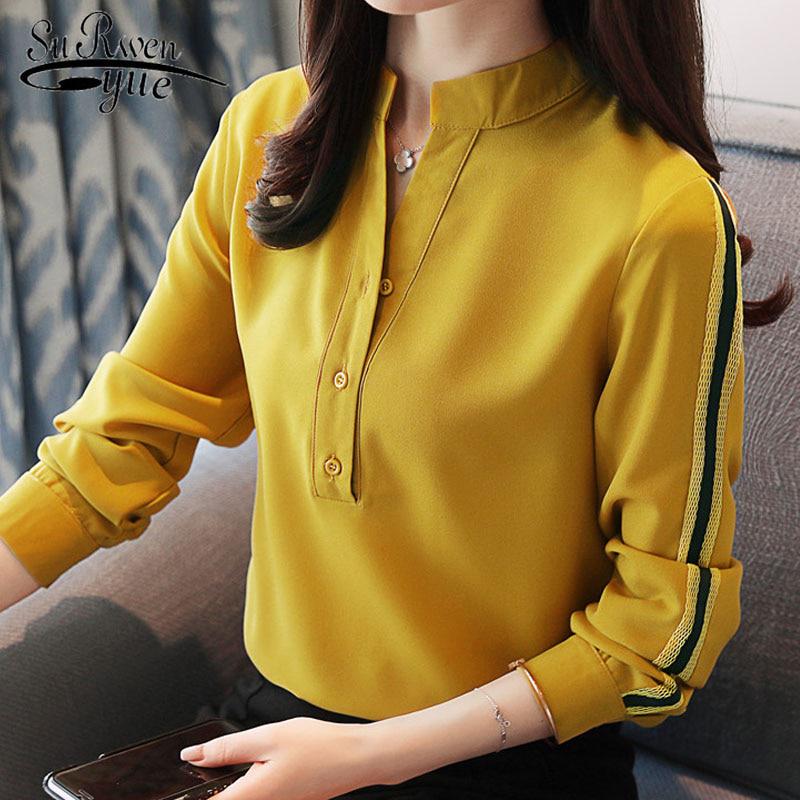 SURWENYUE модная блузка с длинными рукавами, женские топы, офисная ...