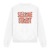 Sesame Street Unisex Adult Letters Sweatshirt
