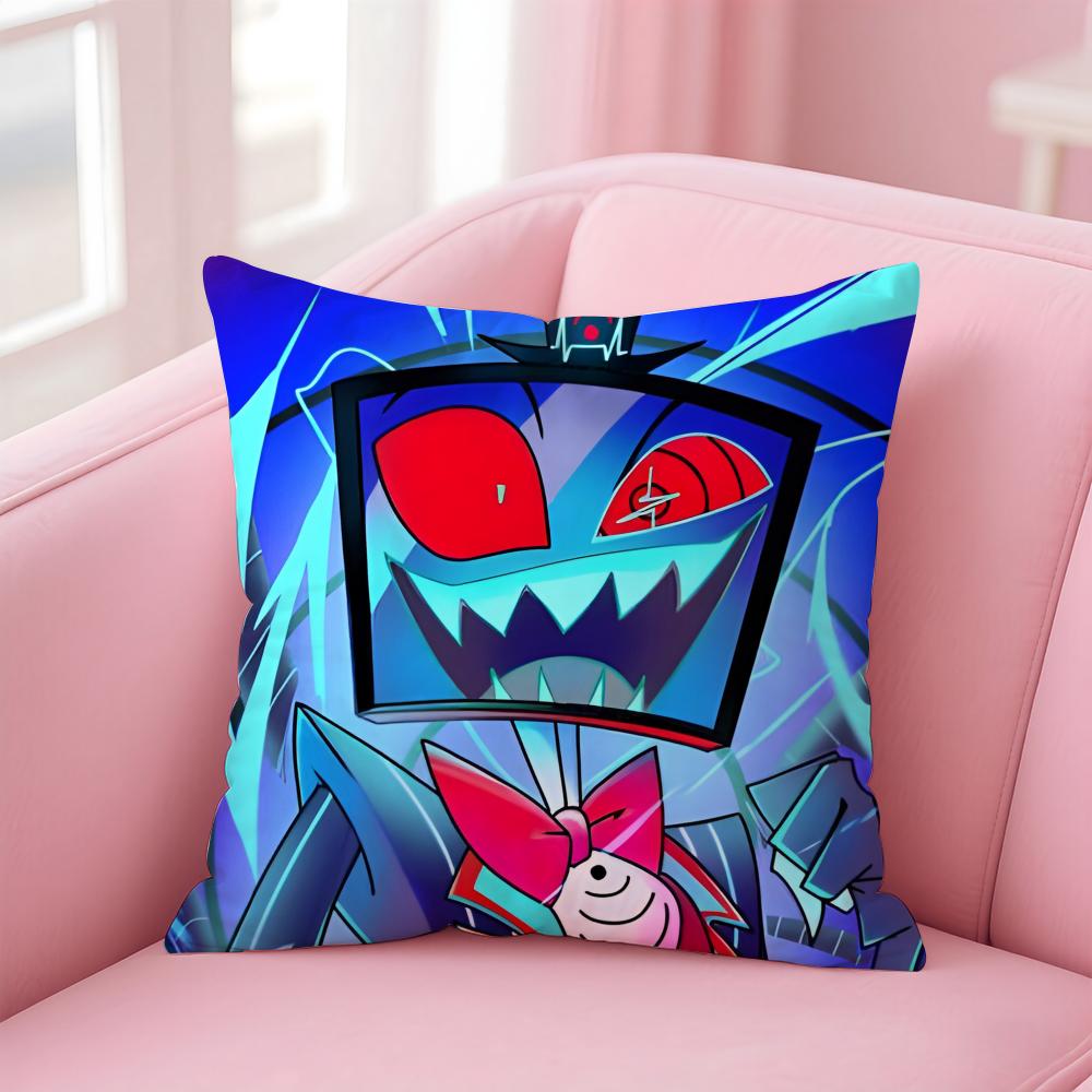 popular anime H-HazbinS H-HotelS Cushion Cover Comfortable Reversible Pillow Cover Ideal for Car Sofa Bedroom & Beyond