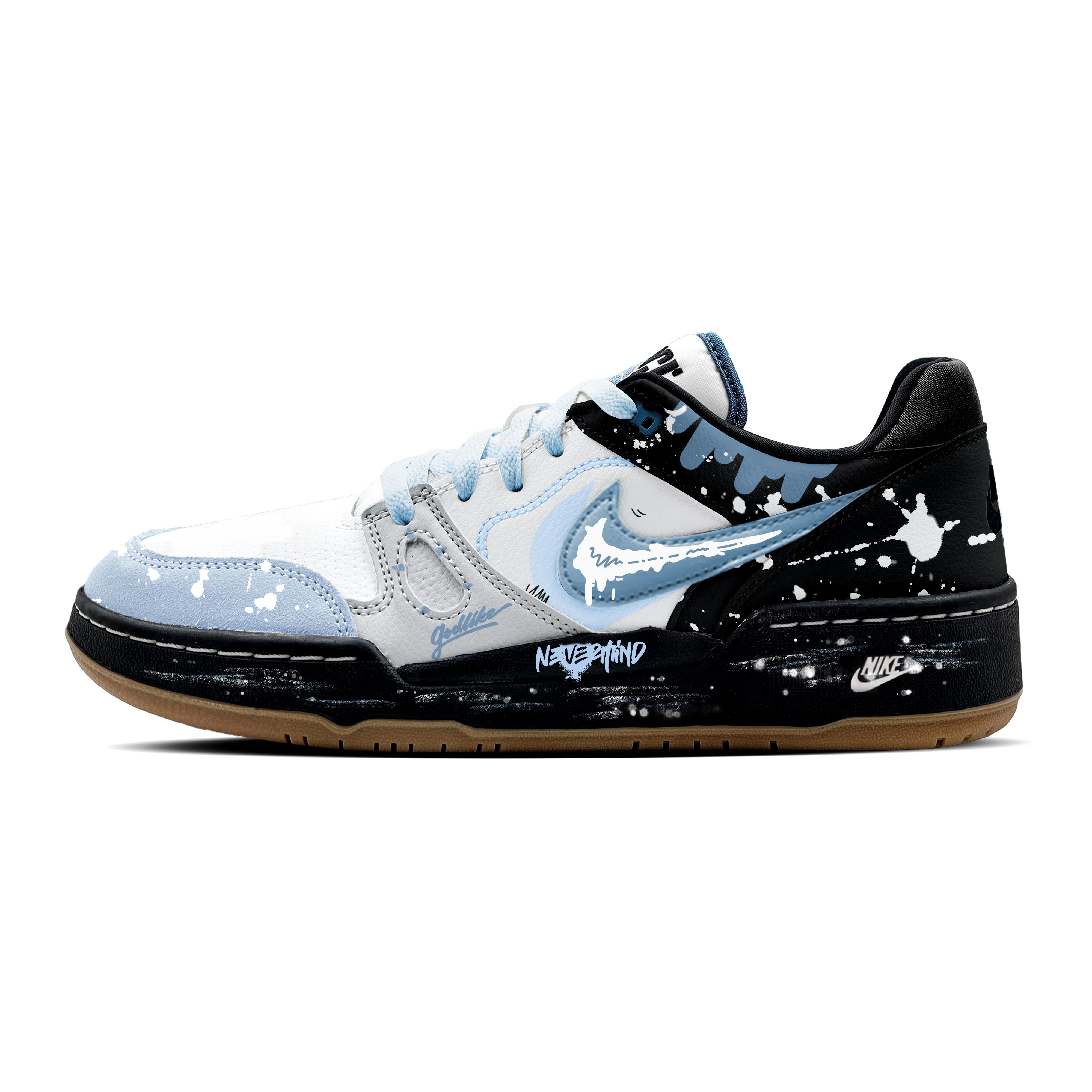 

Nike Full Force Feng Yin Abrasion Resistant Low top Skateboard Shoes Men s Multicolor HJ7262-100(Team437-) 41