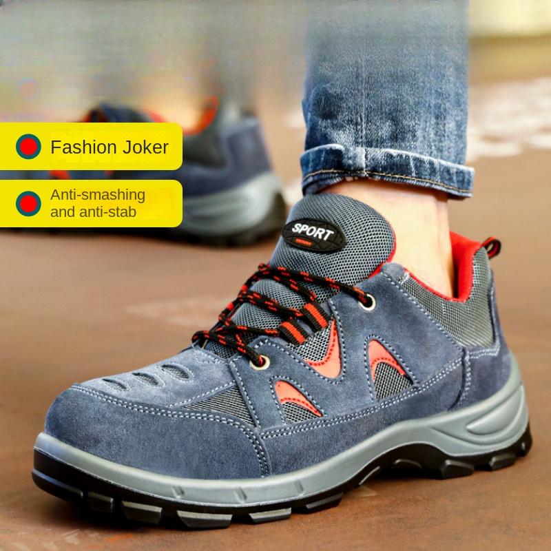 Buty robocze męskie odporne na uderzenia i przebicia buty ochronne wygodne i odporne na zużycie