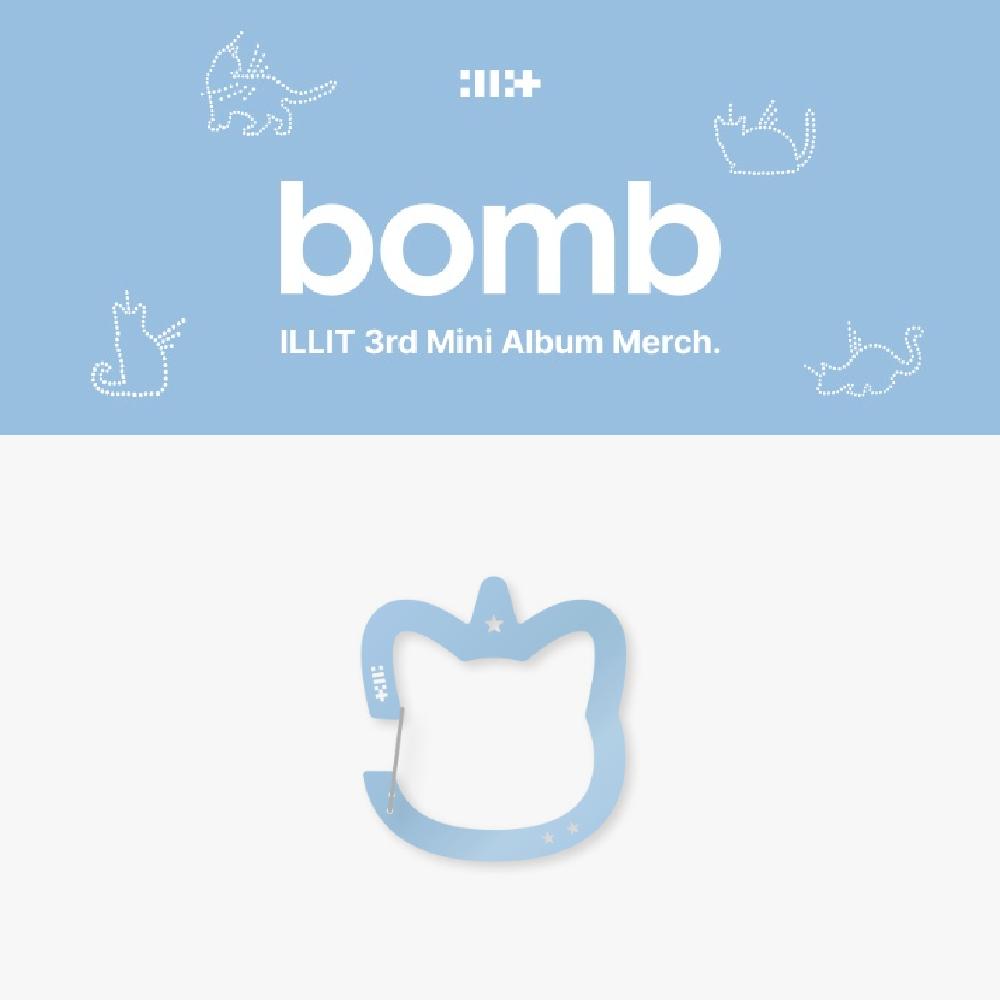 

Предзаказ ILLIT 3-й мини-альбом bomb Официальный MD Акриловый карабин-брелок