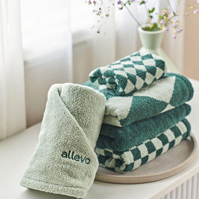 Allevo Pure Cotton Allevo The Edge Towel Set 12P (10 Face Towels + 2 Hand Towels)