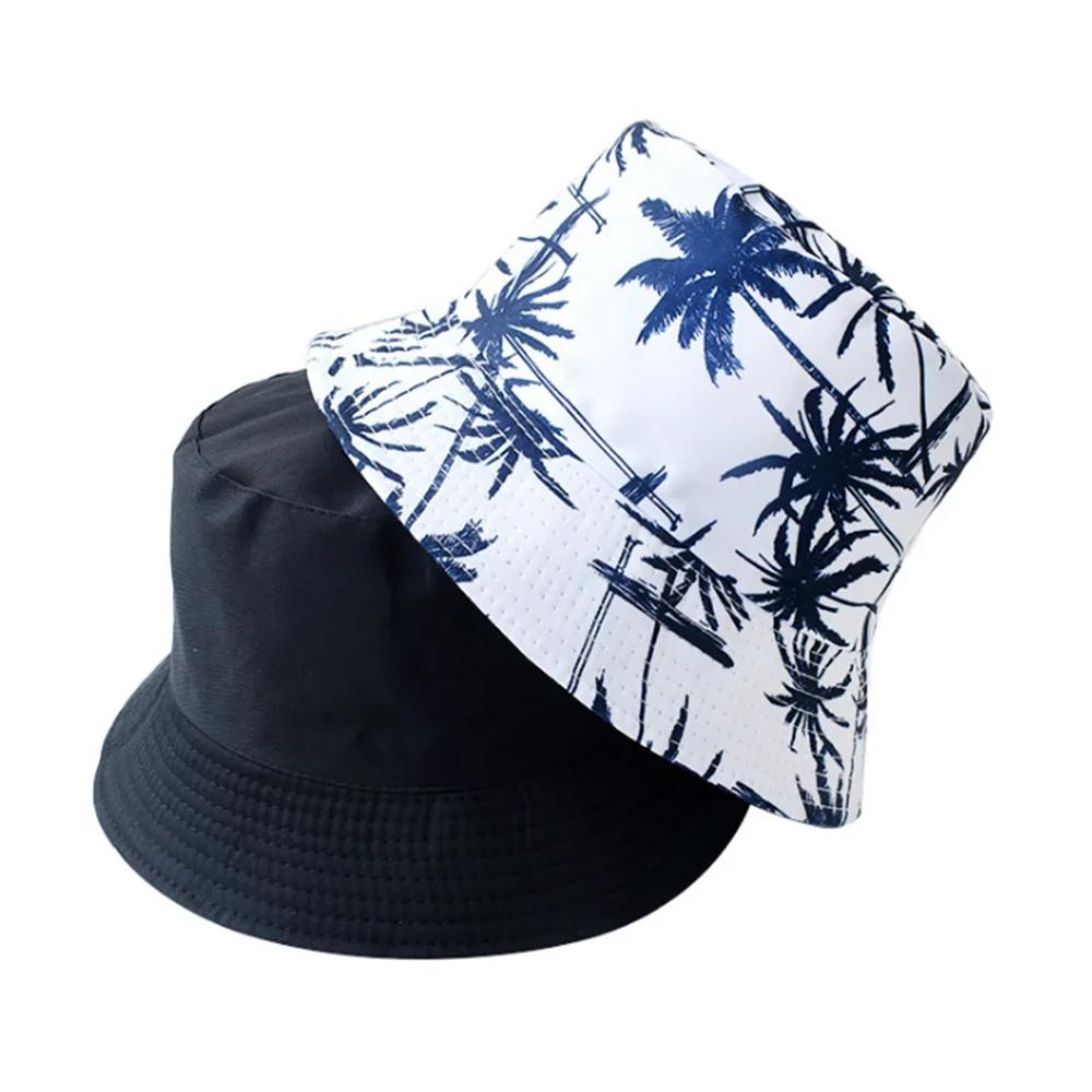 Double Sided Panda Bucket Hat for Men Women Outdoor Sun Protection Fisherman Cap Trendy