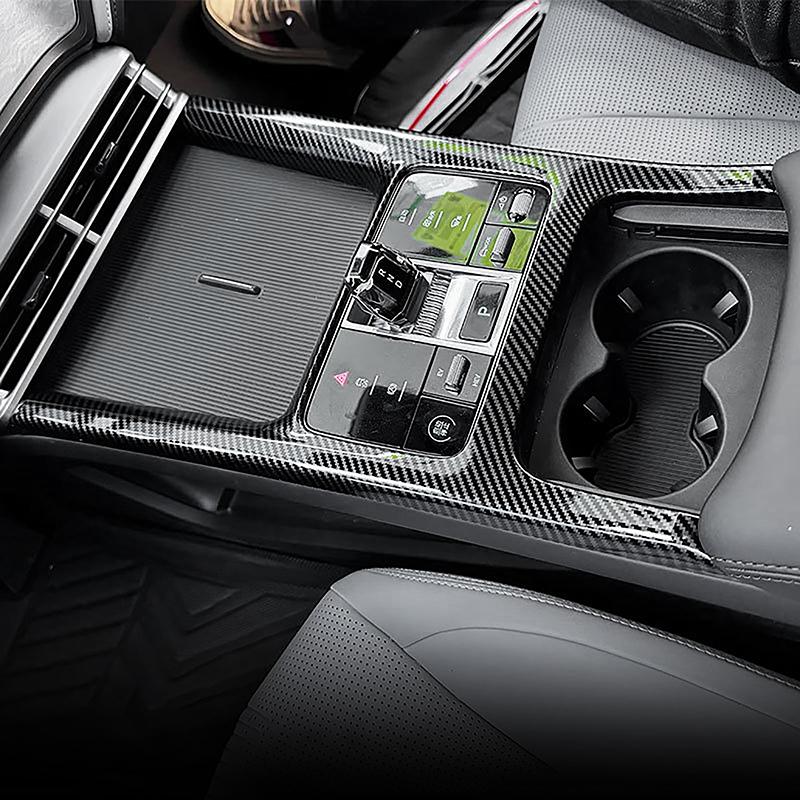 Car Styling Center Console Gear Shift Frame Decoration Cover Trim For BYD Seal dmi  2024 Interior Accessories