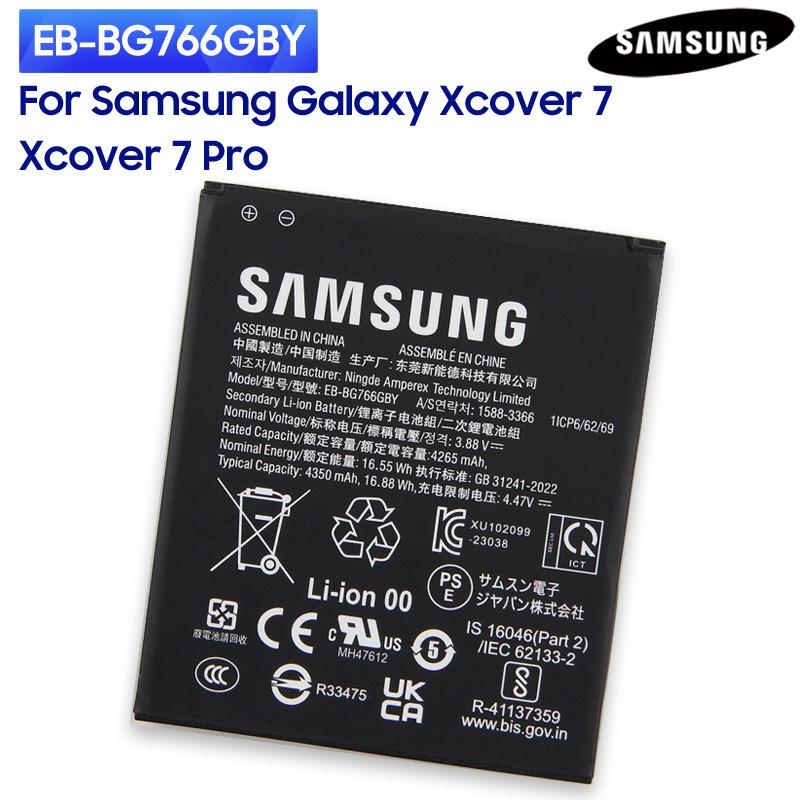 

Original Replacement Battery For Samsung Galaxy Xcover 7 Xcover 7 Pro EB-BG766GBY Phone Batteries with NFC 4350mAh