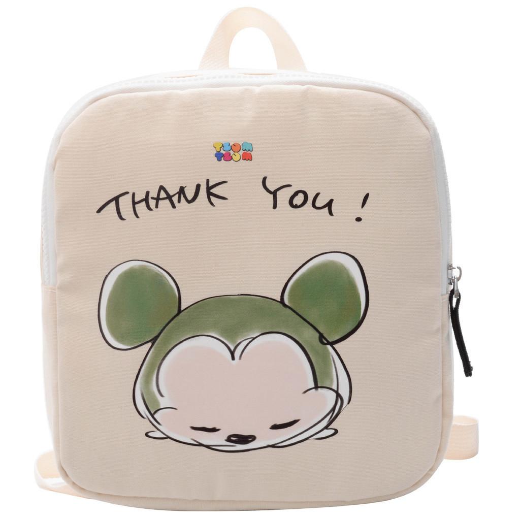 Cute Cartoon Cotton Linen Backpack For Toddlers Unisex Pre-k School Bag