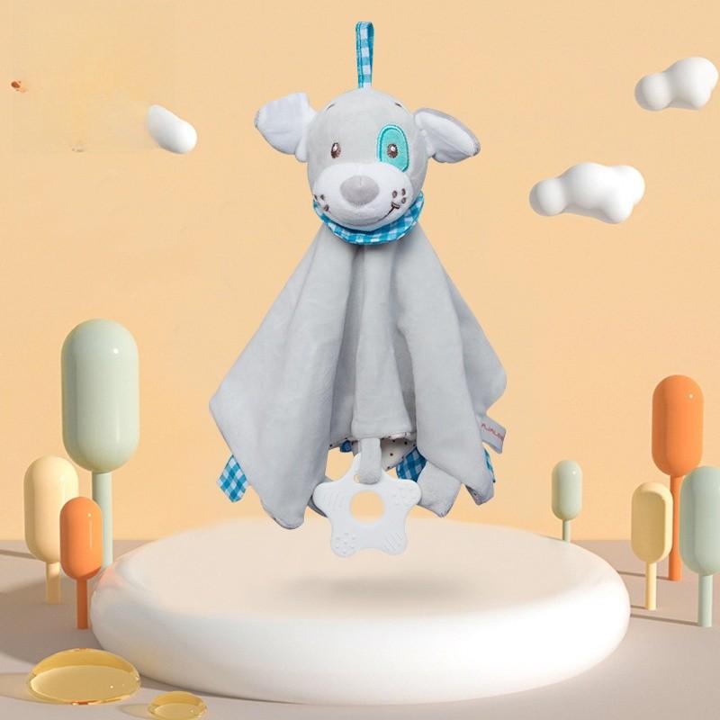 Baby Animal Plush Toy With Chewing Texture For Newborn Sleep And Comfort