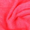 New Fashionable Women's Long Crinkled Cotton Linen Scarf with Tassel Edge - Solid Color Shawl