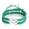 2/Pcs Retro Infinity Handmade Bracelet Set Friendship Bracelet Set  For Women Men Love Couples Bracelets Set Infinity Jewelry