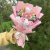 Bambole Gatto Kawaii Hello Kitty con Fiori Artificiali Bouquet Creativo Regali di Natale San Valentino Compleanno Laurea