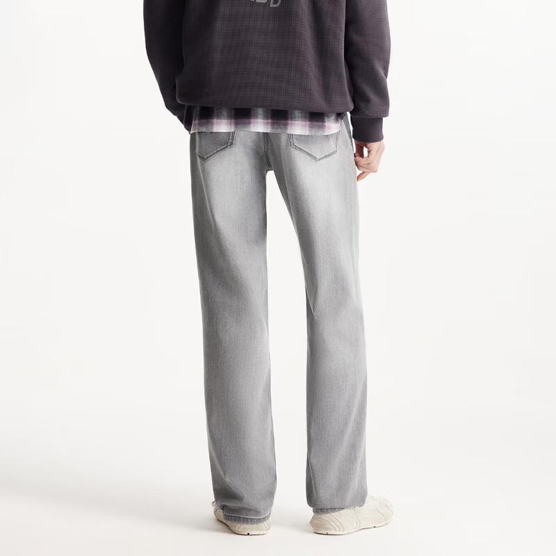 JACK&JONES Men's Straight Fit Washed Jeans