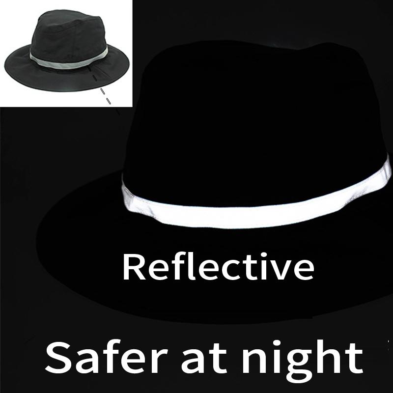 Sunshade Waterproof Reflective Fisherman Cap Folding Summer Quick-dry Bucket Hat  for Men Women Hunting Hiking Big Fishing Hat