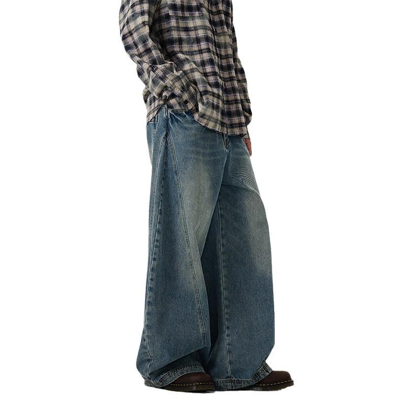 2024 Scimitar Design Bananen-Sichelhose: Retro Wide-Leg Deconstructed Jeans für Männer und Frauen