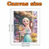 Disney Pittura con Perle Regina Elsa Pittura Artistica con Perle Fai-da-te Pittura con Gemme di Perla Quadri Artigianato Forma Speciale Decorazione Murale per la Casa