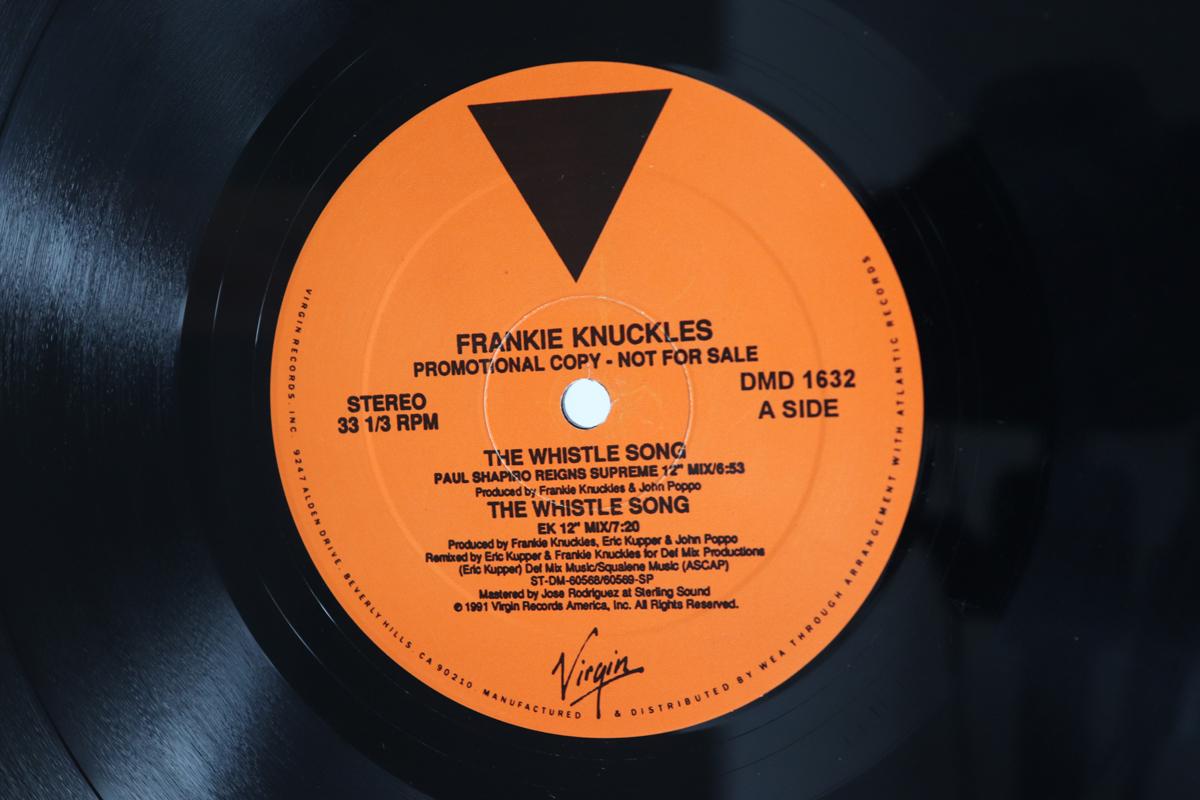 

12inch Record FRANKIE KNUCKLES - The Whistle Song DMD1632PROMO Virgin Records 1991 US Dance & Electronica Used