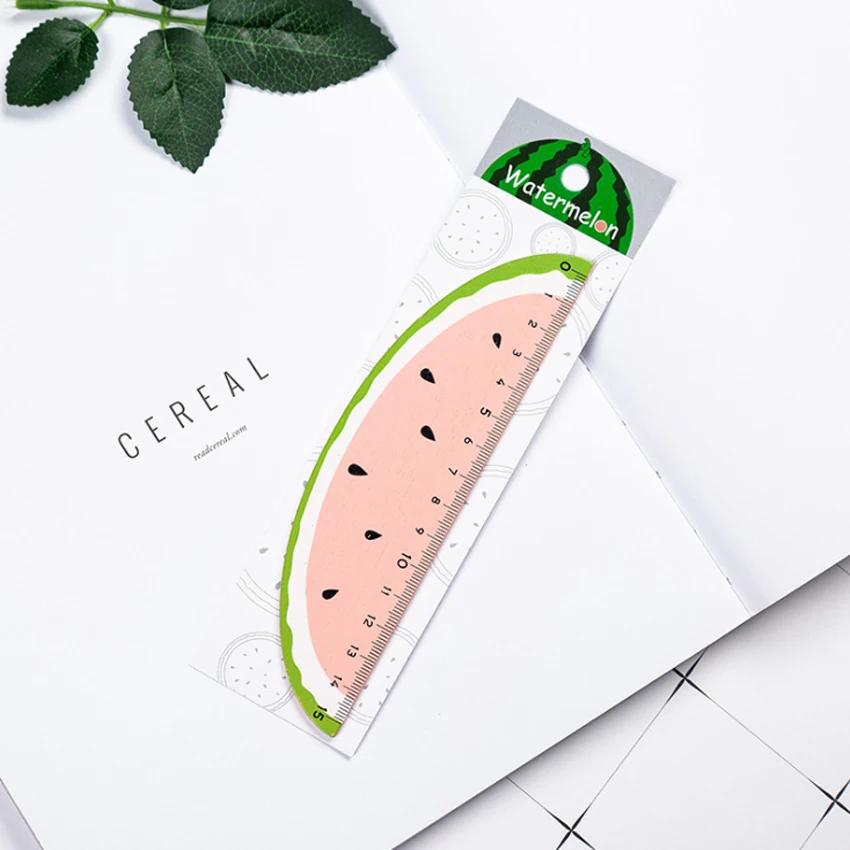 

Cute Cartoon Fruit Ruler, Creative Wooden Manual Ruler, Student Gift, Drawing and Measuring Tool, School Supplies