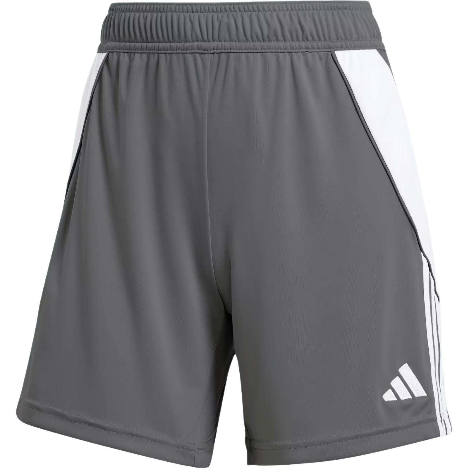 Adidas Tiro 24 Logo Design Versatile Sports Shorts Football Pants Women shorts Medium-Gray IT2405 2XS