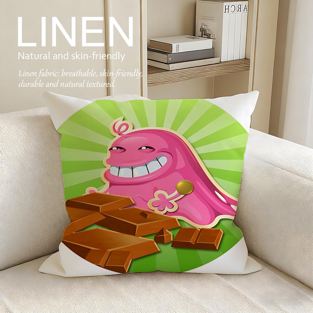 Game Candy Crush Saga Cushion Cover Pillowcase Set Pcs X X Breathable Washable Sofa Cushion Cover