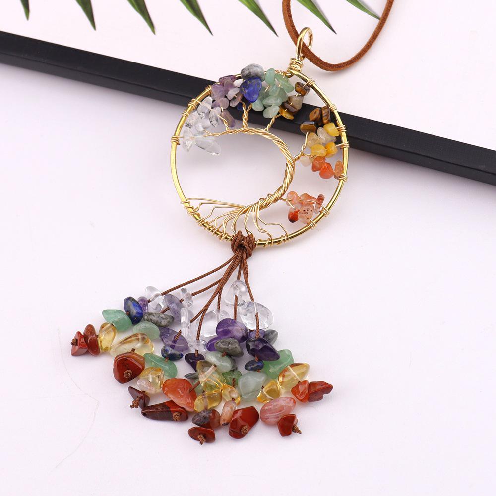 Crystal Tree of Life Sun Catcher Pendant - Indoor Window Garden or Car Decoration
